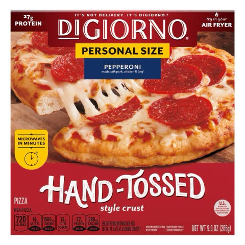 DiGIORNO Personal Pepperoni      Hand-Tossed Style Crust
