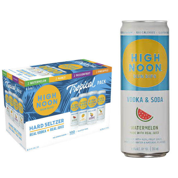 High Noon Vodka Seltzer Tropical Variety Pack
