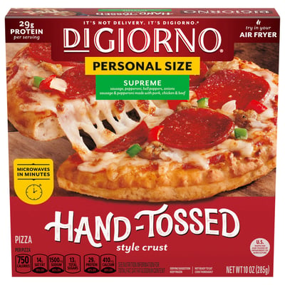 DiGIORNO Personal Size Supreme Hand-Tossed Style Crust