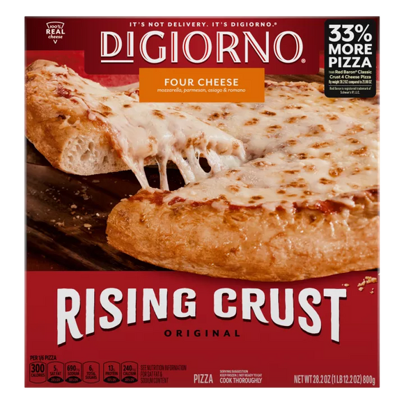 DiGIORNO Four Cheese               RISING CRUST