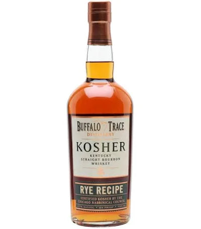 BUFFALO TRACE DISTILLERY.                 KOSHER KENTUCKY STRAIGHT BOURBON WHISKEY ( RYE RECIPE )