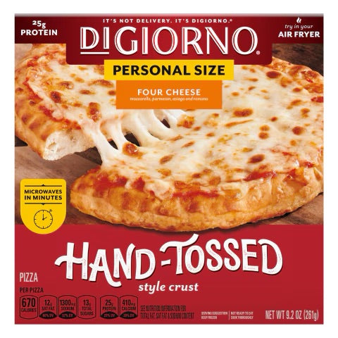 DiGIORNO Personal Size Four Cheese Hand-Tossed Style Crust