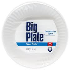 Uncoated Paper Plates