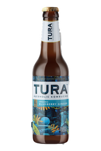 Tura Organic Blueberry Ginger Hard Kombucha