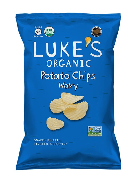 Luke’s Organic Potato Chips Wavy