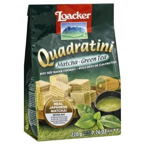 Loacker Quadratini Matcha Green Tea