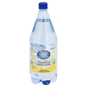 Crystal Geyser Sparkling Spring Water Lemon