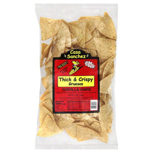 Casa Sanchez Tortilla Chips Thin & Crispy Gruesos