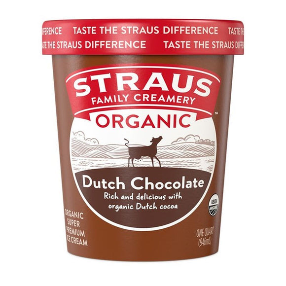 Straus Organic Dutch Chocolate Ice Cream
